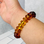 Baltic Amber Bracelet - Rondelle Beaded