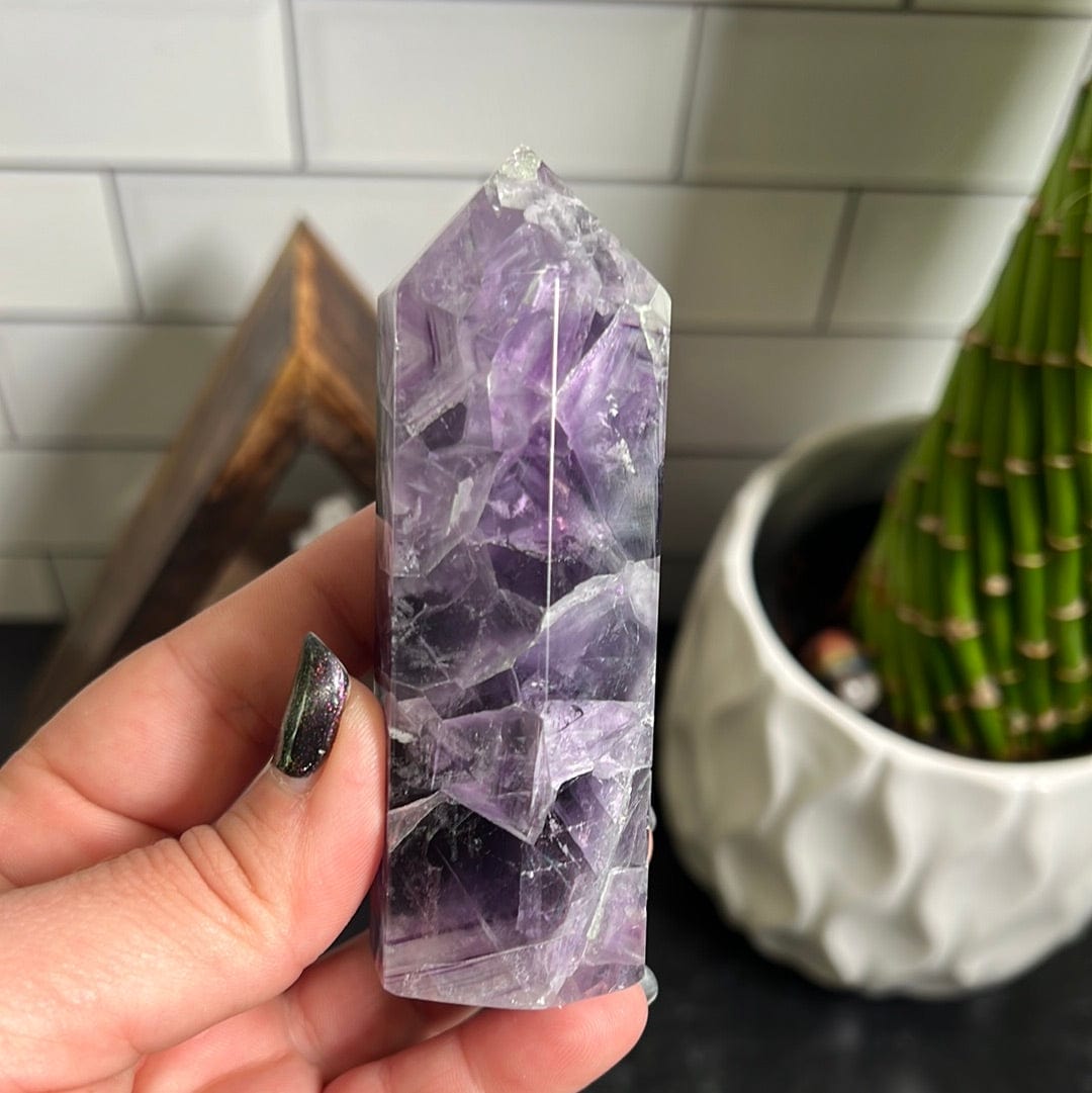 Fluorite Purple Polished Point