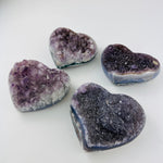 Amethyst Crystal Hearts - YOU CHOOSE