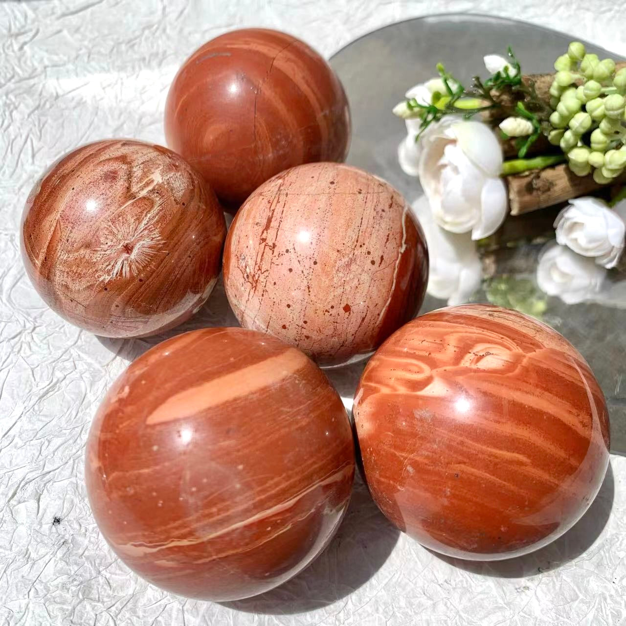 Red Jasper Sphere