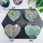 Amethyst Druzy Purple Hearts - YOU CHOOSE