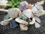 Mix Natural Rough Gemstones Bag - 2.2 lb - Jewelry supplies - Arts and Crafts ( RK157-02)