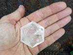 Crystal Quartz Hexagonal Pocket Stone - BY WEIGHT (OF1-S55)