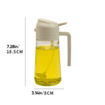 2-in-1 Glass Oil Sprayer and Dispenser