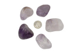 Amethyst Tumbled Gemstones - Large Polished Purple Stone - Jewelry supplies - Arts and Crafts